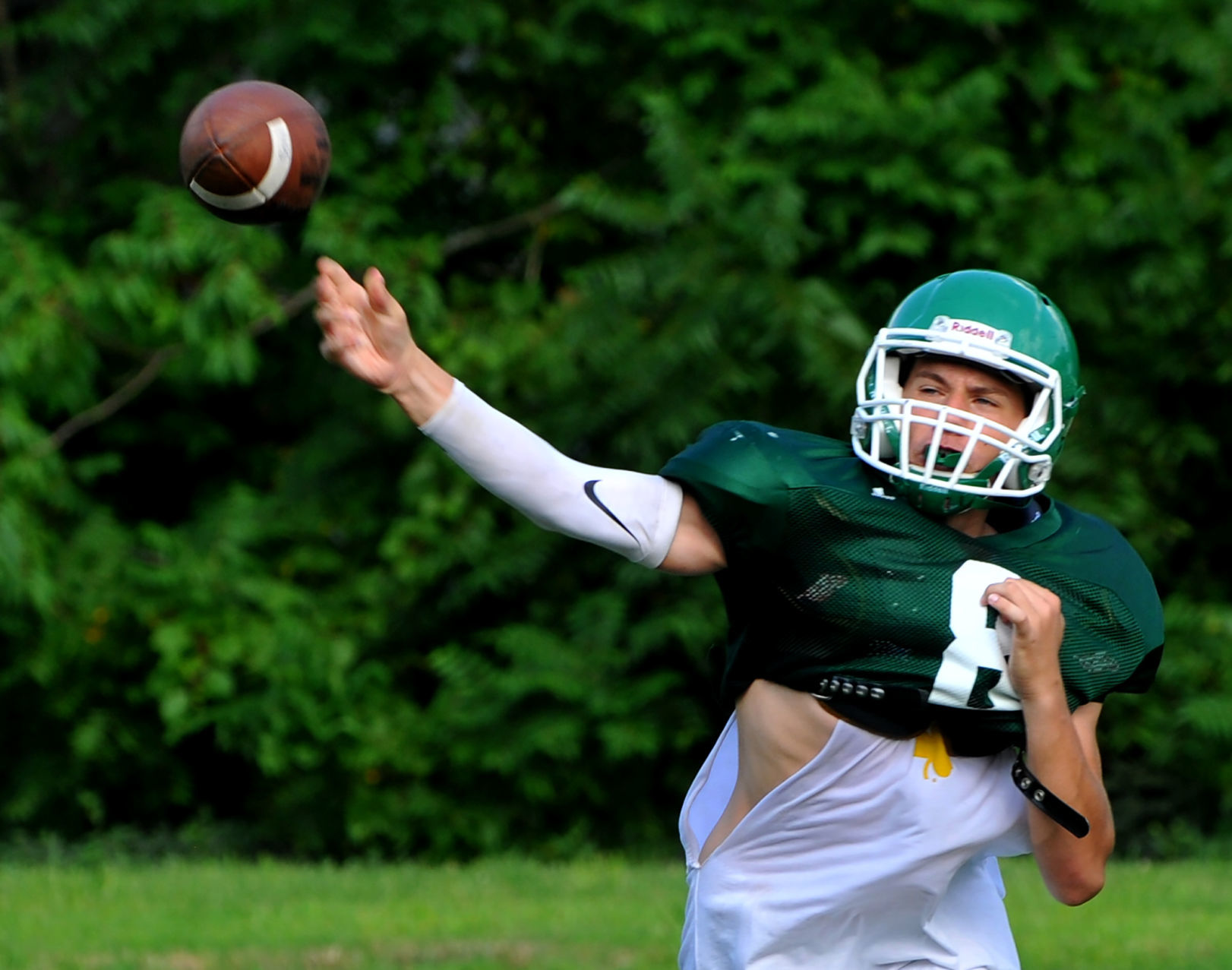 Alleman football practice